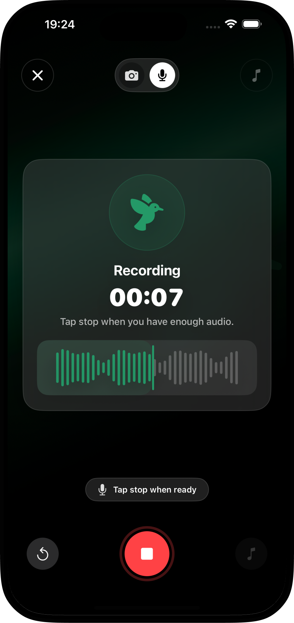 Bird Call Identifier sound identification screenshot